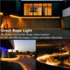 ENER-J LumiFlex Pro LED Rope Light — Warm White, 50M Roll, 120 LEDs/m, 1000 lm/m, IP65, No Driver Required