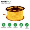 ENER-J LumiFlex Pro LED Rope Light — Amber Yellow, 50M Roll, 120 LEDs/m, IP65, No Driver Required (F206)