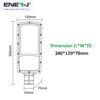 ENER-J 50W Slimline DOB LED Street Light — 6250 Lumens, 125 lm/W, Wide Voltage 175–400V, Pole Mount (F315)