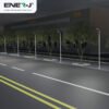 ENER-J 200W Slimline DOB LED Street Light — 25,000 Lumens, 125 lm/W, Wide Voltage 175–400V, φ60 Pole Mount