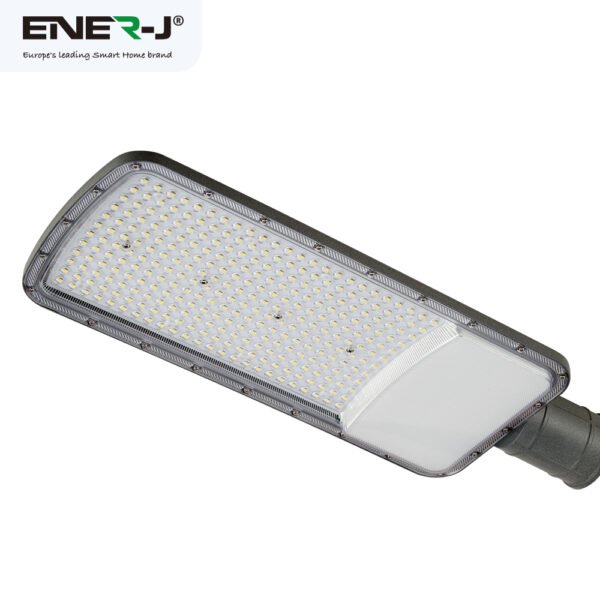 ENER-J 200W Slimline DOB LED Street Light — 25,000 Lumens, 125 lm/W, Wide Voltage 175–400V, φ60 Pole Mount