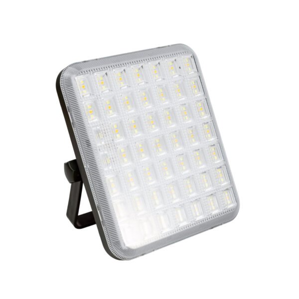 100W Portable LED Floodlight with Removable 5400mAh Power Bank — Wired & Cordless