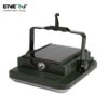 100W Portable LED Floodlight with Removable 5400mAh Power Bank — Wired & Cordless