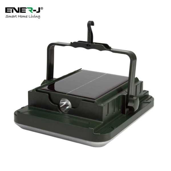 100W Portable LED Floodlight with Removable 5400mAh Power Bank — Wired & Cordless
