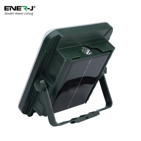 100W Portable LED Floodlight with Removable 5400mAh Power Bank — Wired & Cordless