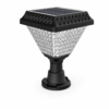 ENER-J 15W Solar Gate Light for Pillar — RGB + White + Warm White, IR Remote Control, IP65 Weatherproof