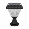 ENER-J 15W Solar Gate Light for Pillar — RGB + White + Warm White, IR Remote Control, IP65 Weatherproof