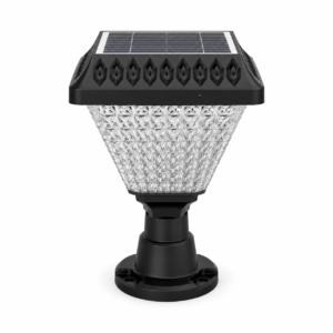 ENER-J 15W Solar Gate Light for Pillar — RGB + White + Warm White, IR Remote Control, IP65 Weatherproof