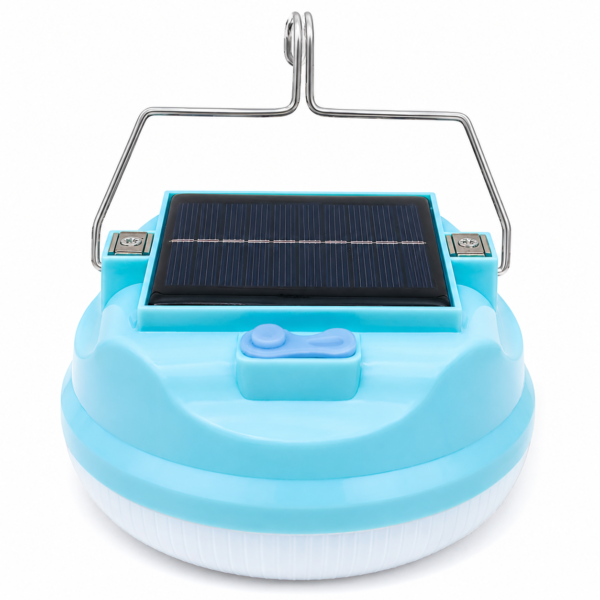 ENER-J Solar LED Rechargeable Camping Lantern — 3000 Lumens, 4800mAh, Type-C & Solar Dual Charging, IP65 Waterproof