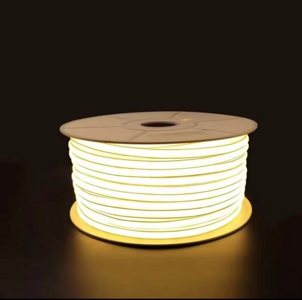 ENER-J LumiFlex Ultra FCOB Neon Strip — Warm White, 50M, 240 LEDs/m, 1000 lm/m, Direct AC, 2.5cm Cut, IP65