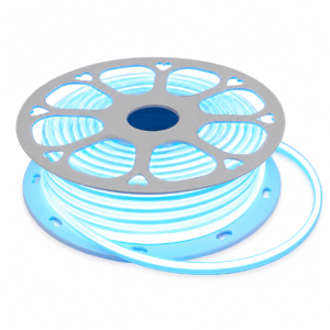 ENER-J LumiFlex Ultra FCOB Neon Strip — Ice Blue, 50M, 240 LEDs/m, 1000 lm/m, Direct AC, 2.5cm Cut, IP65