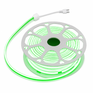 ENER-J LumiFlex Ultra FCOB Neon Strip — Green, 50M, 240 LEDs/m, 1000 lm/m, Direct AC, 2.5cm Cut, IP65