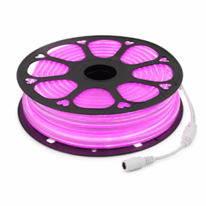 ENER-J LumiFlex Ultra FCOB Neon Strip — Pink, 50M, 240 LEDs/m, 1000 lm/m, Direct AC, 2.5cm Cut, IP65