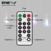 Solar String Lights for Outdoor — RGB+Warm White, 10M, 10 S14 Bulbs, Remote Control, IP44