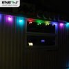 Solar String Lights for Outdoor — RGB+Warm White, 10M, 10 S14 Bulbs, Remote Control, IP44