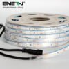 ENER-J 10m Solar LED Rope Light — IP65 Waterproof, 3000K Warm White, Remote, LiFePO4 Battery (T476)