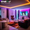 ENER-J 10m Solar LED Strip Light — RGB, SMD5050, 6Ah Battery, Remote Control, IP65 Waterproof