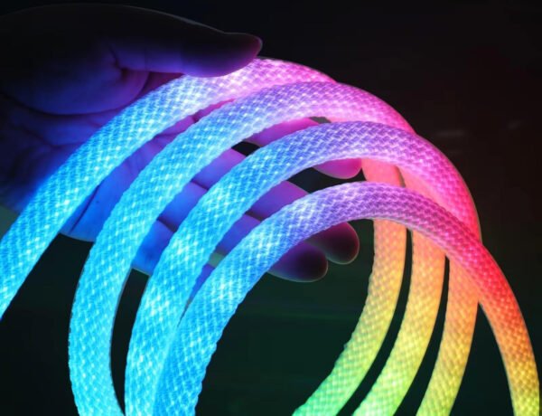 ENER-J 5M RGBIC Digital Rope Light — 16mm 360° Glow, 16 Million Colours, App & Remote, IP65, Indoor & Outdoor