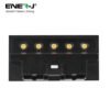 Solar Deck & Fence Light — 5 LED, 3000K & 6000K Switchable, IP44, No Wiring Needed