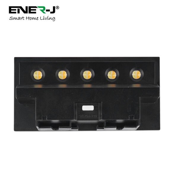 Solar Deck & Fence Light — 5 LED, 3000K & 6000K Switchable, IP44, No Wiring Needed