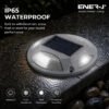 Solar Decking & Pathway Garden Light — 8 LED, 6000K & Blue, IP65, 2-Tonne Rated