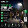 ENER-J Solar Street Light for Home — 600 Lumens, Radar Motion Sensor, Remote Control, IP65, BIS Certified