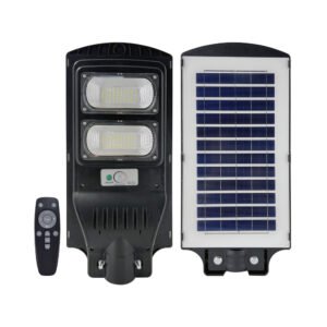 ENER-J Solar Street Light for Outdoor — 1200 Lumens, 96 LED, Radar Motion Sensor, Remote, IP65, BIS Certified (T771)