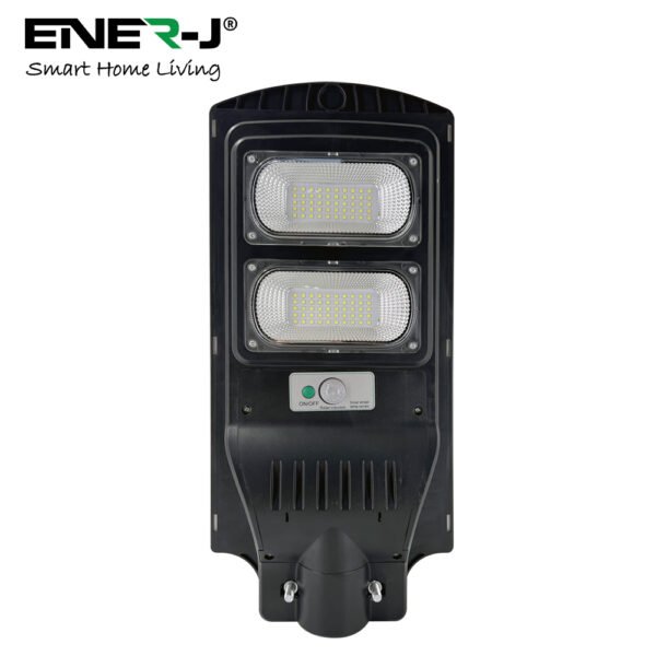 ENER-J Solar Street Light for Outdoor — 1200 Lumens, 96 LED, Radar Motion Sensor, Remote, IP65, BIS Certified (T771)