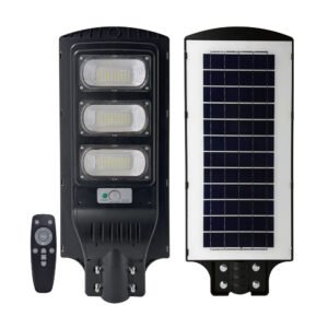 ENER-J High Power Solar Street Light — 1800 Lumens, 144 LED, 12Ah Battery, Radar Motion Sensor, BIS Certified (T772)
