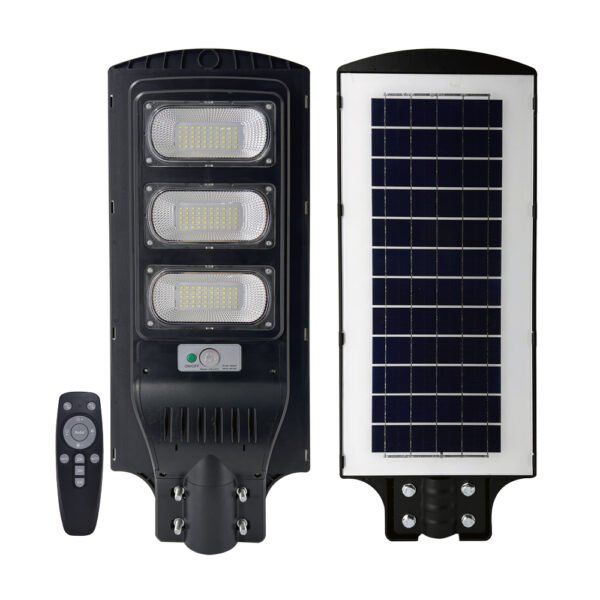 ENER-J High Power Solar Street Light — 1800 Lumens, 144 LED, 12Ah Battery, Radar Motion Sensor, BIS Certified (T772)
