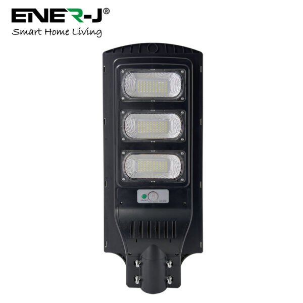 ENER-J High Power Solar Street Light — 1800 Lumens, 144 LED, 12Ah Battery, Radar Motion Sensor, BIS Certified (T772)