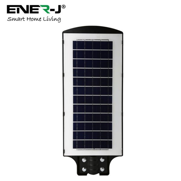 ENER-J High Power Solar Street Light — 1800 Lumens, 144 LED, 12Ah Battery, Radar Motion Sensor, BIS Certified (T772)