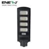 ENER-J Solar Street Light — 2400 Lumens, 192 LED, 15Ah Battery, Radar Motion Sensor, Remote, IP65 (T773)