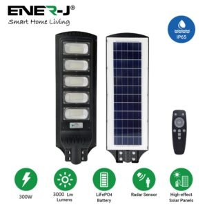 ENER-J Solar Street Light – 2400 Lumens, 240 LED - ENER-J India