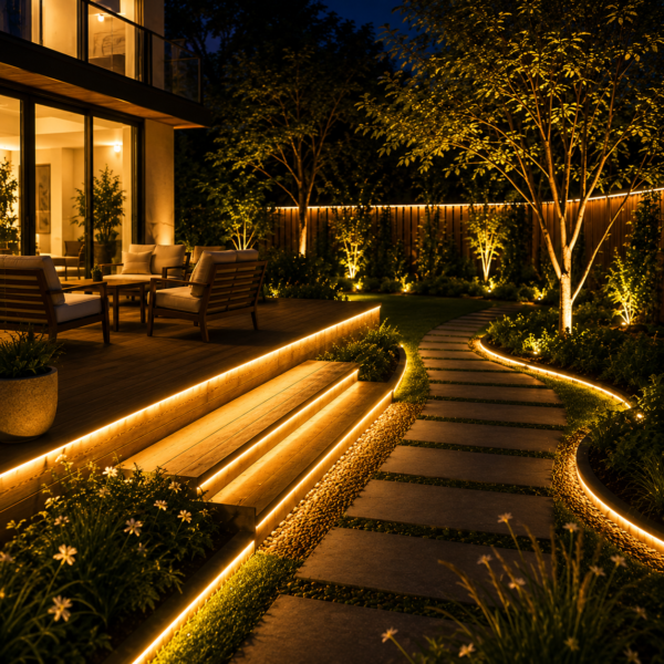 ENER-J 10m Solar LED Rope Light — IP65 Waterproof, 3000K Warm White, Remote, LiFePO4 Battery (T476)
