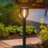 enerj-f350-10 ENER-J 20W Solar Gate Light with Spiral Neon Light — 3W Panel, 2000mAh Battery, Warm White, IP65 - ENER-J India