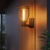 enerj-f350-8 ENER-J 20W Solar Gate Light with Spiral Neon Light — 3W Panel, 2000mAh Battery, Warm White, IP65 - ENER-J India