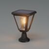 ENER-J 25W Solar Gate Light with Diamond Neon Flickering Bulb — 3W Panel, 2000mAh, Warm White, IP65 - ENER-J India