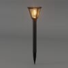 ENER-J 25W Solar Gate Light with Diamond Neon Flickering Bulb — 3W Panel, 2000mAh, Warm White, IP65 - ENER-J India