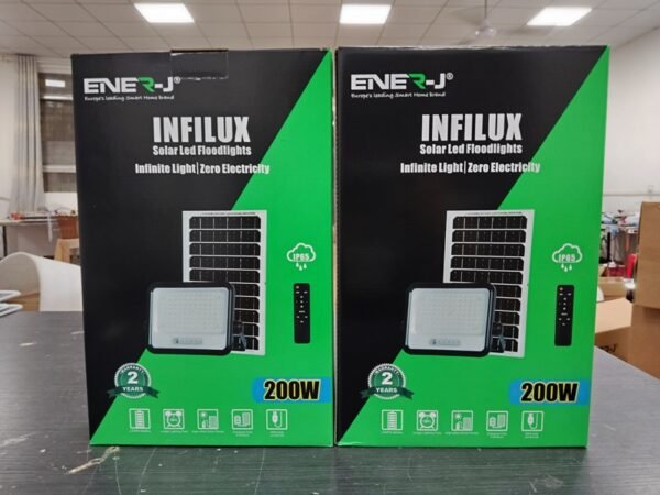 ENER-J 200W Solar Floodlight with Remote - ENER-J India